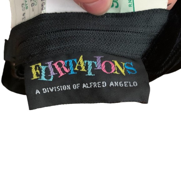 Vintage Flirtation by Alfred Angelo Black Velvet Party Cocktail Dress XS - Picture 3 of 12